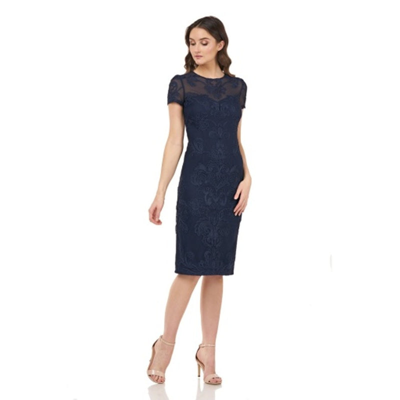 JS Collections - Womens Soutache Embroidered Drs