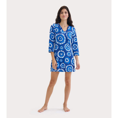 Little Blue House - Unisex Seaside Beach Dress Mandala