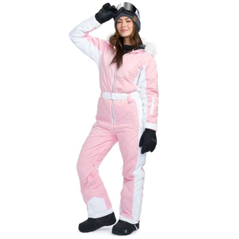 Tipsy Elves - Womens Powder Pink Ski Suit