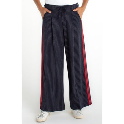 Liverpool Los Angeles - Womens Wl Pleated Trouser with Side Stripe 30" Ins
