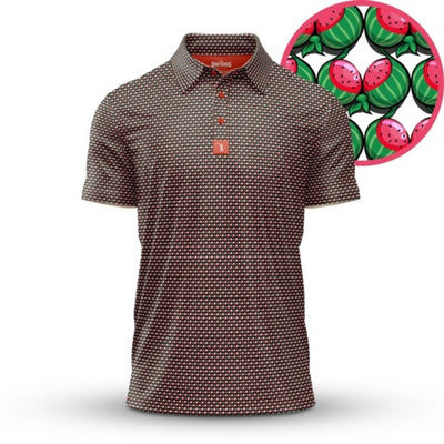 Bogey Bros - Mens Wantermelons Polo - Wantermelons