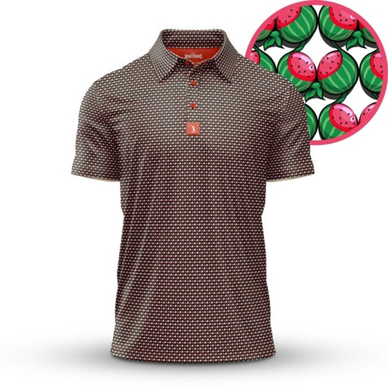 Bogey Bros - Mens Wantermelons Polo - Wantermelons