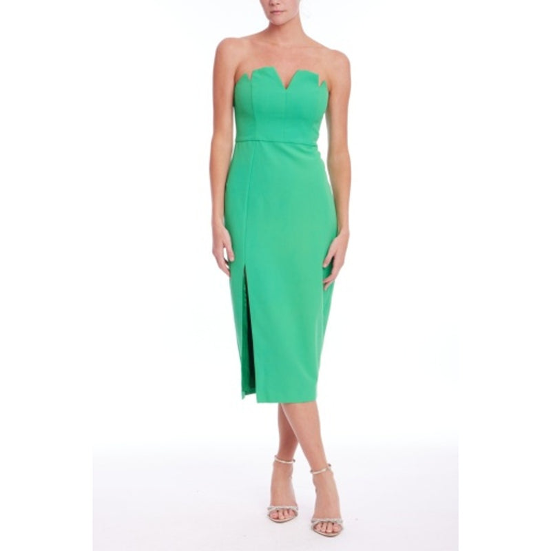 Badgley Mischka - Womens Strpls Midi