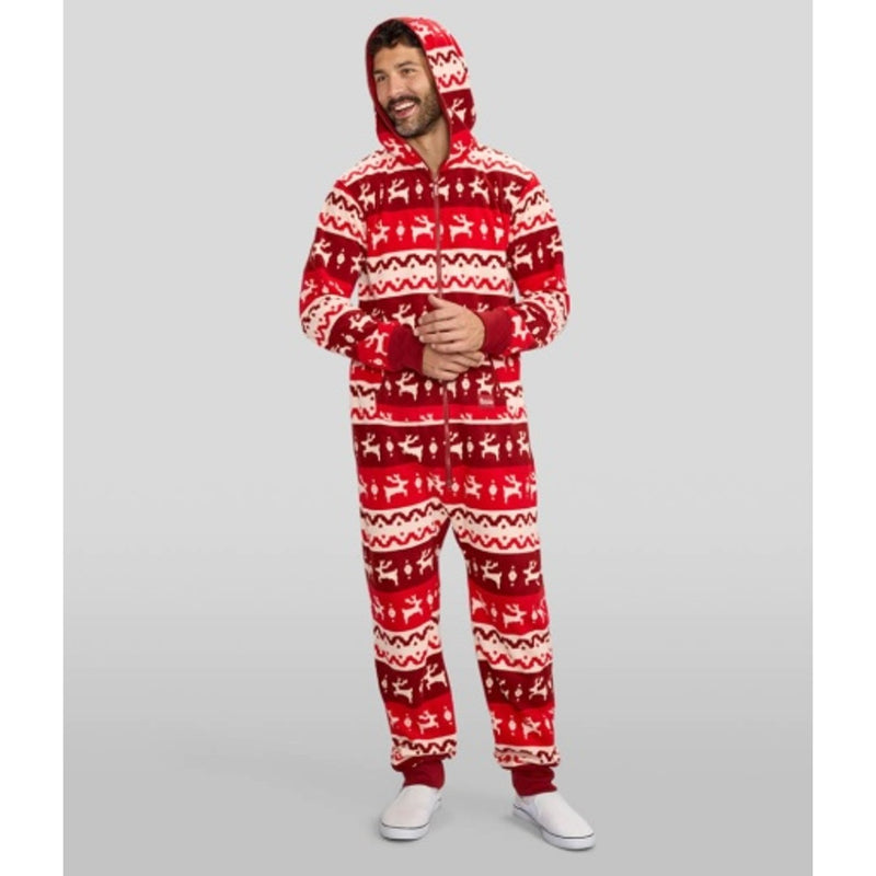 Tipsy Elves - Mens Home for the Holidays Jumpsuit