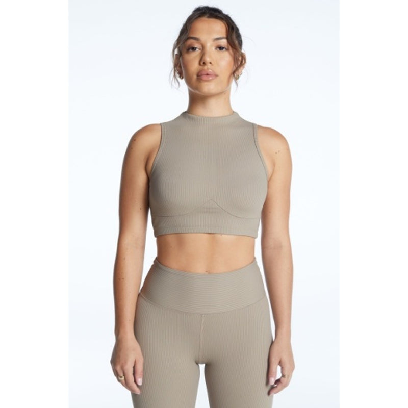 Year of Ours - Womens Ribbed Mock Neck Bra