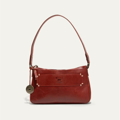 WILL Leather Goods - Mens Simple Top Zip Shoulder