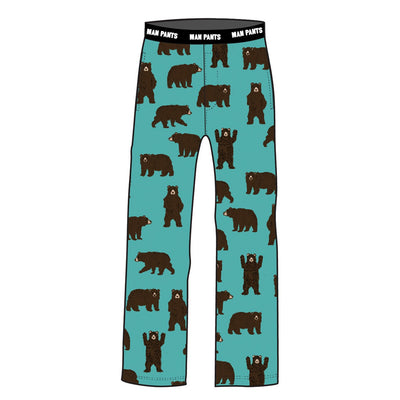 Little Blue House - Unisex Brown Bears Man Pants