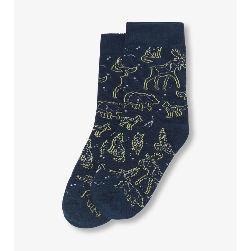 Little Blue House - Animal Constellations Kids Crew Socks
