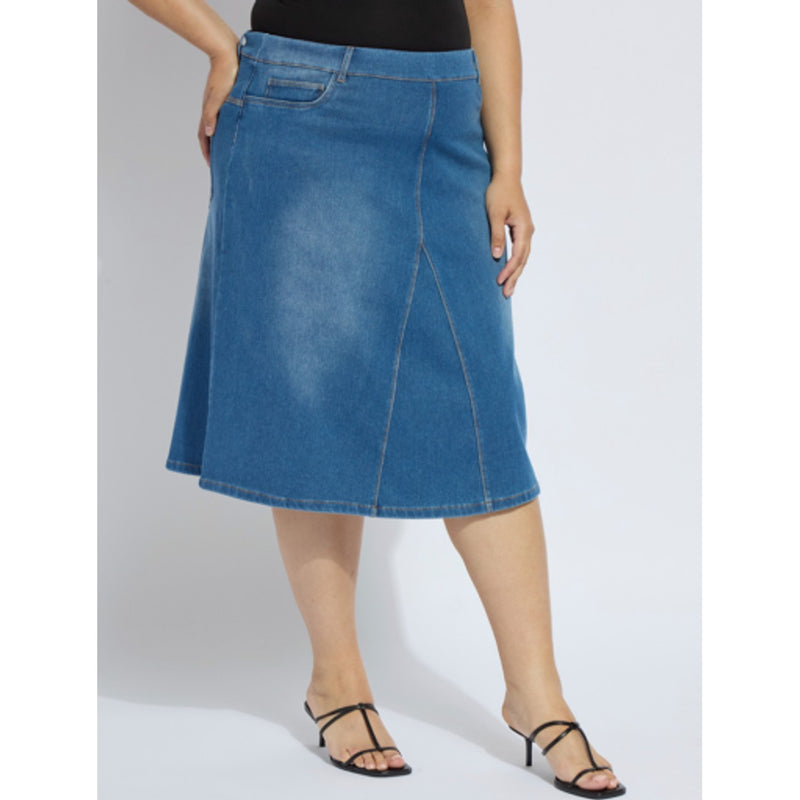 Lysse - Womens Bella Denim Skirt Curvy