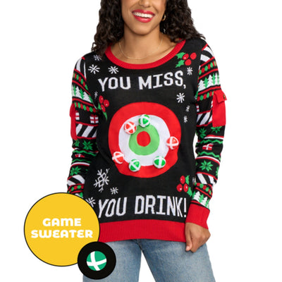 Tipsy Elves - Womens Drinking Game Sweater