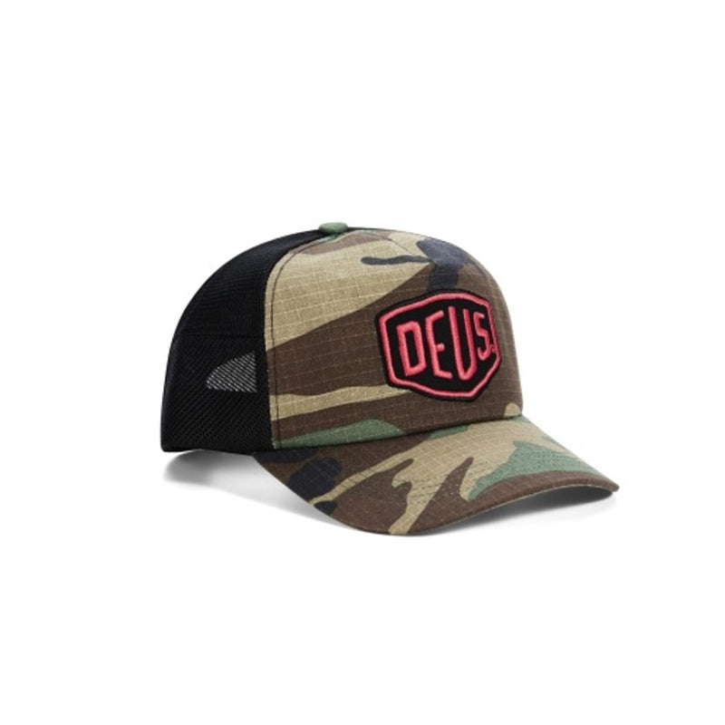 Deus Ex Machina - Mens Paris Camo Shield Cap