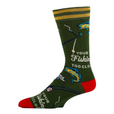 Oooh Yeah - Mens Unisex Crew Socks-Gone Fishing
