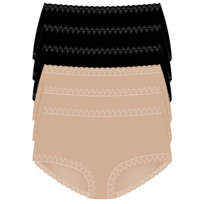 Natori - Womens Bliss Girl Brief 6-Pack
