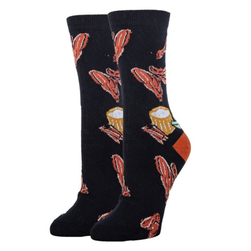 Oooh Yeah - Womens Crew Socks Buffalo Wings
