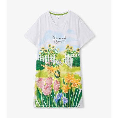 Little Blue House - Perennial Optimist Womens Sleepshirt