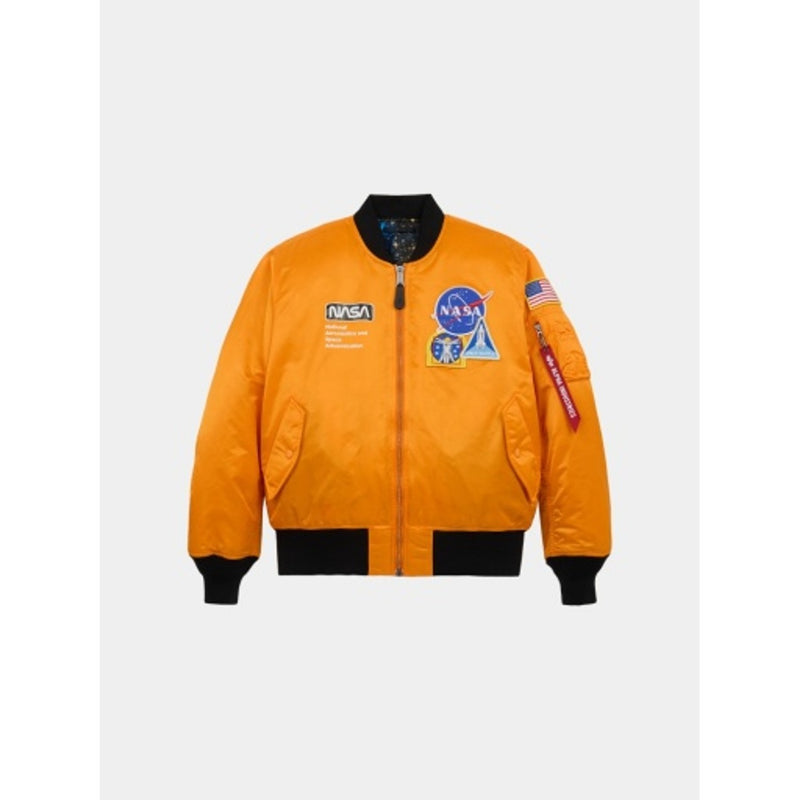 Alpha Industries - Mens Ma-1 Heritage Fit Flight Jacket (Nasa Galaxy)