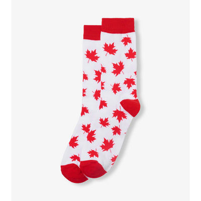 Little Blue House - Maple Leafs Mens Crew Socks