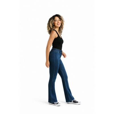 1822 Denim - Womens Petite 29" Silk Slim Boot Trouser