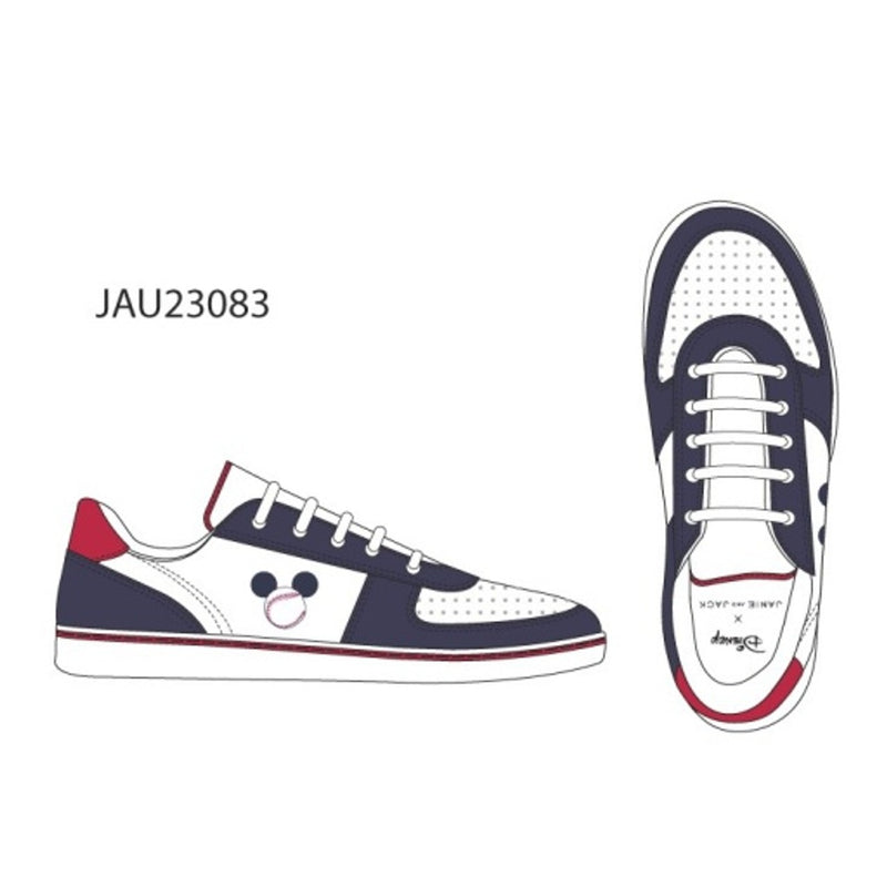 Janie and Jack - Kids B Nvy Mickey Sneaker Disney