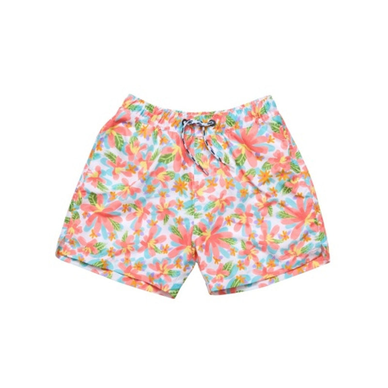 Snapper Rock - Boys Hawaiian Luau Sustainable Swim Short