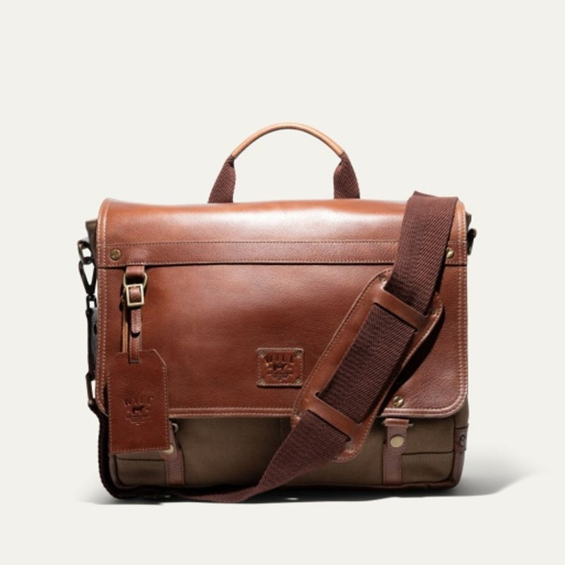 WILL Leather Goods - Mens Wallace Messenger Bag