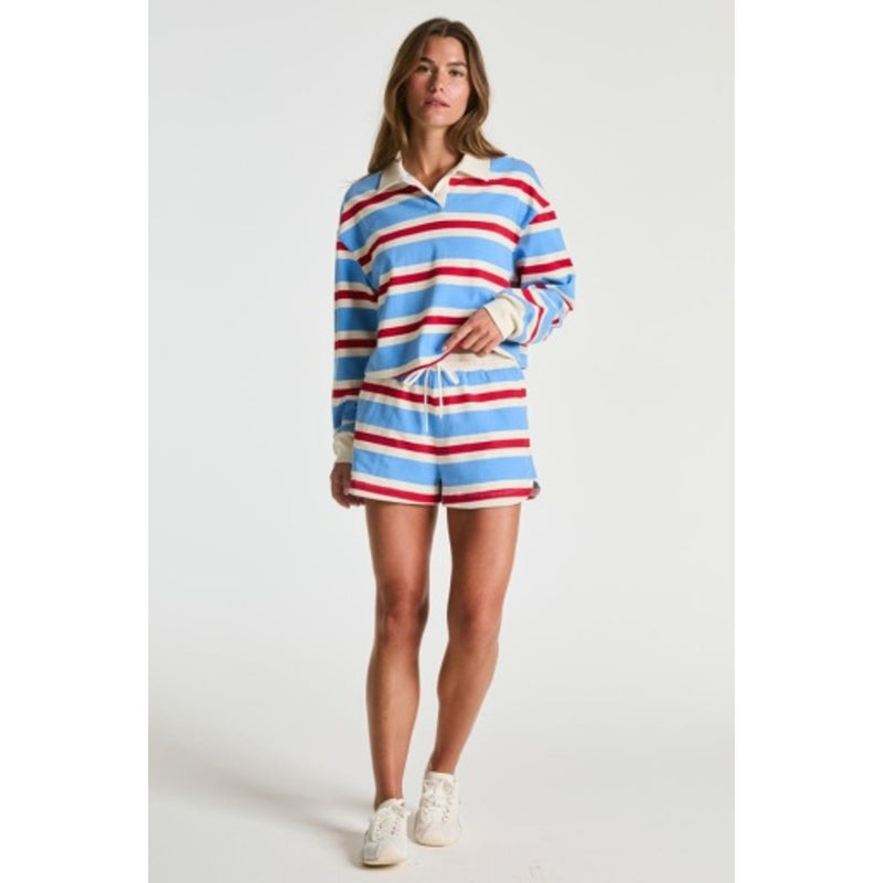 Year of Ours - Womens Striped Cotton Jersey Rugby