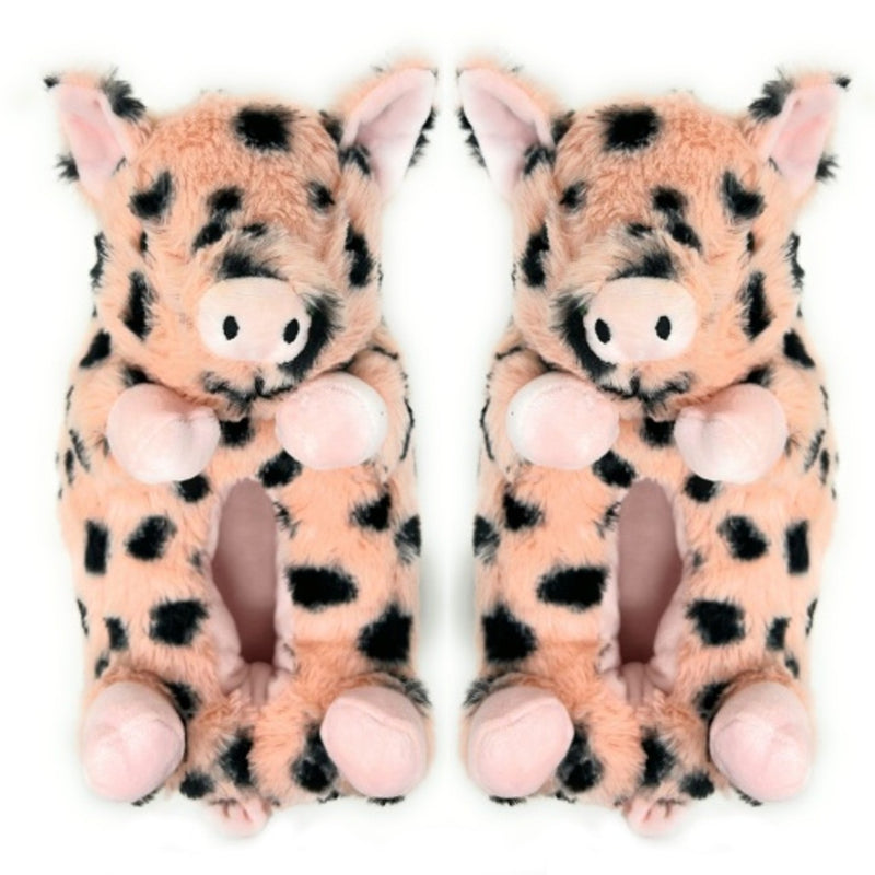 Oooh Yeah - Womens Sugar the Pig Assort- Animal Hugger Slippers-Womens, 3s 3m 3l