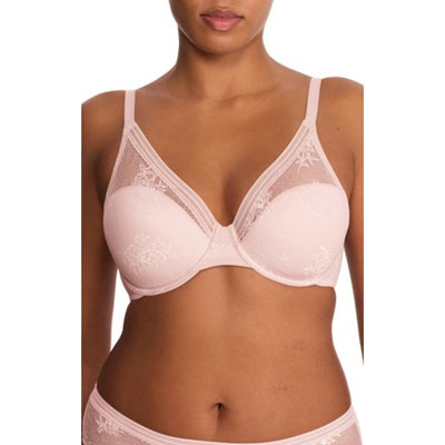 Natori - Womens Love Lace Full Coverage Plunge T-Shirt Bra