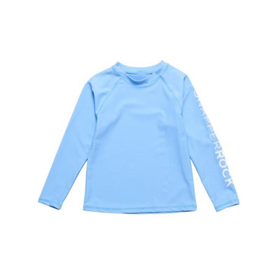 Snapper Rock - Girls Water Blue Long Sleeve Rash Top