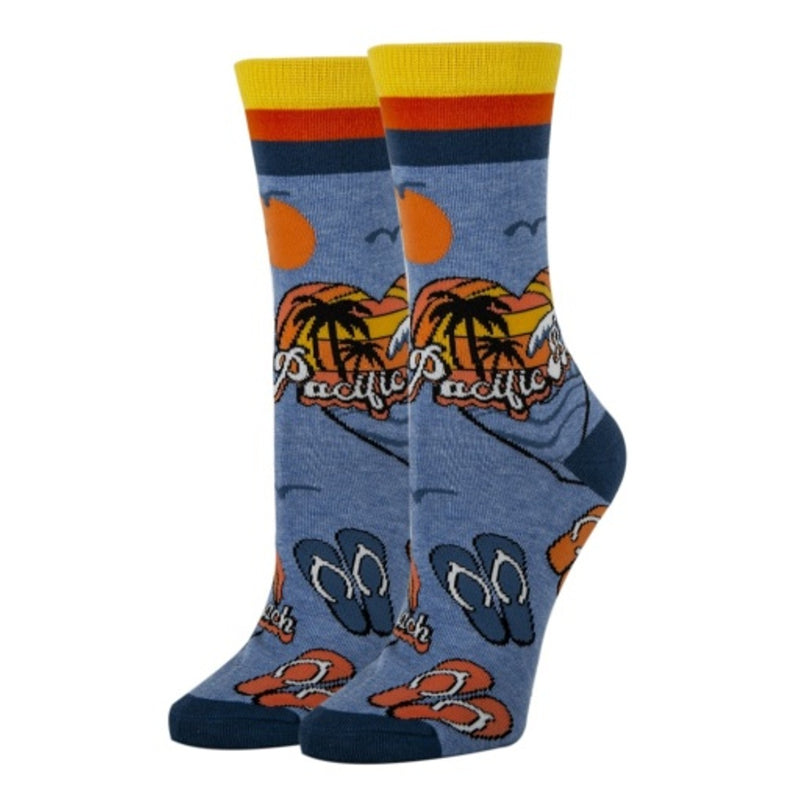 Oooh Yeah - Womens Pacific Beach,Crew Sock,Womens
