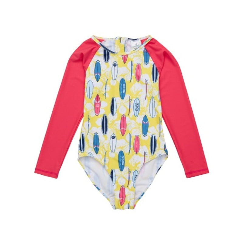 Snapper Rock - Girls Rock the Board Long Sleeve Surf Suit