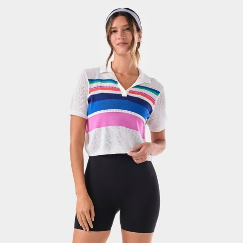 Thirty Three Threads - Unisex Prep Polo Sweater Thrive Stripe
