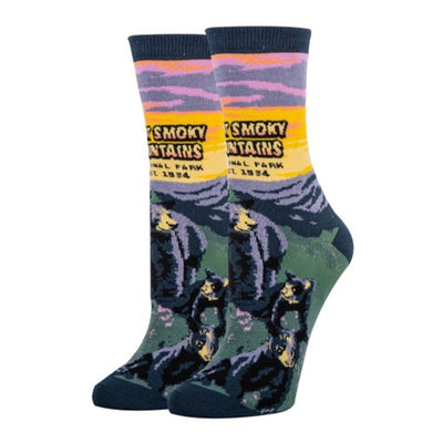 Oooh Yeah - Womens the Great Smoky Mts. Womens Crew Socks