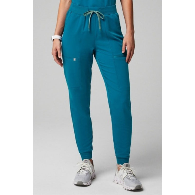 Fabletics - Womens on-Call Scrub Jogger - Caribbean Blue