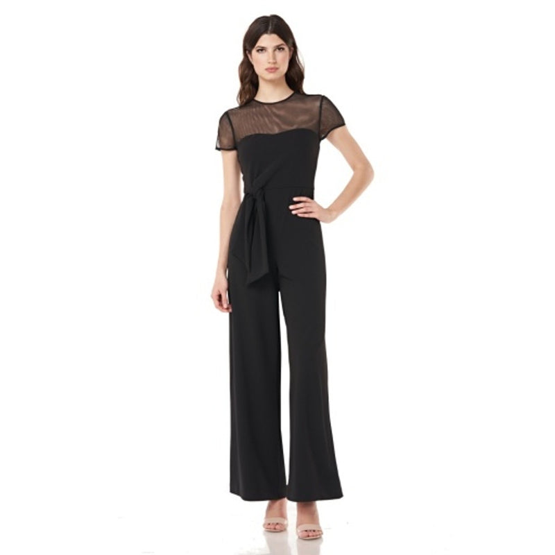 JS Collections - Womens Tie Front Jumpsuit