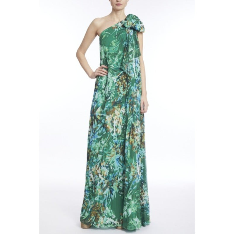 Badgley Mischka - Womens One Shld Pleat