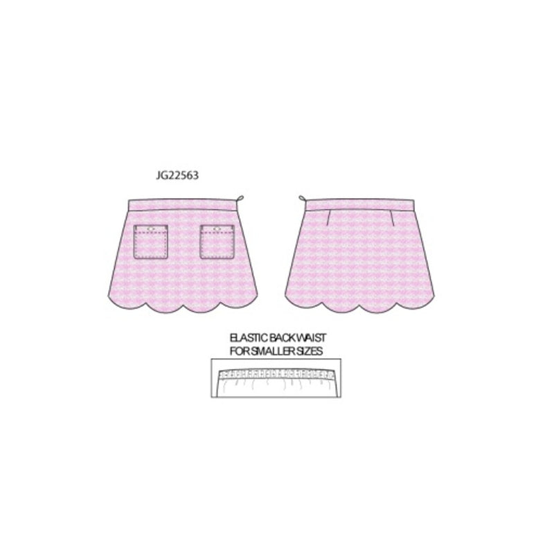 Janie and Jack - Girls with Pnk Scallop Boucle Skirt E1