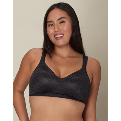 Hanes - Womens Playtex 18 Hour Ultimate Lift & Support Wireless Bra - Black Animal Print