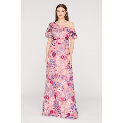 JS Collections - Womens Marigold Floor Length Gown