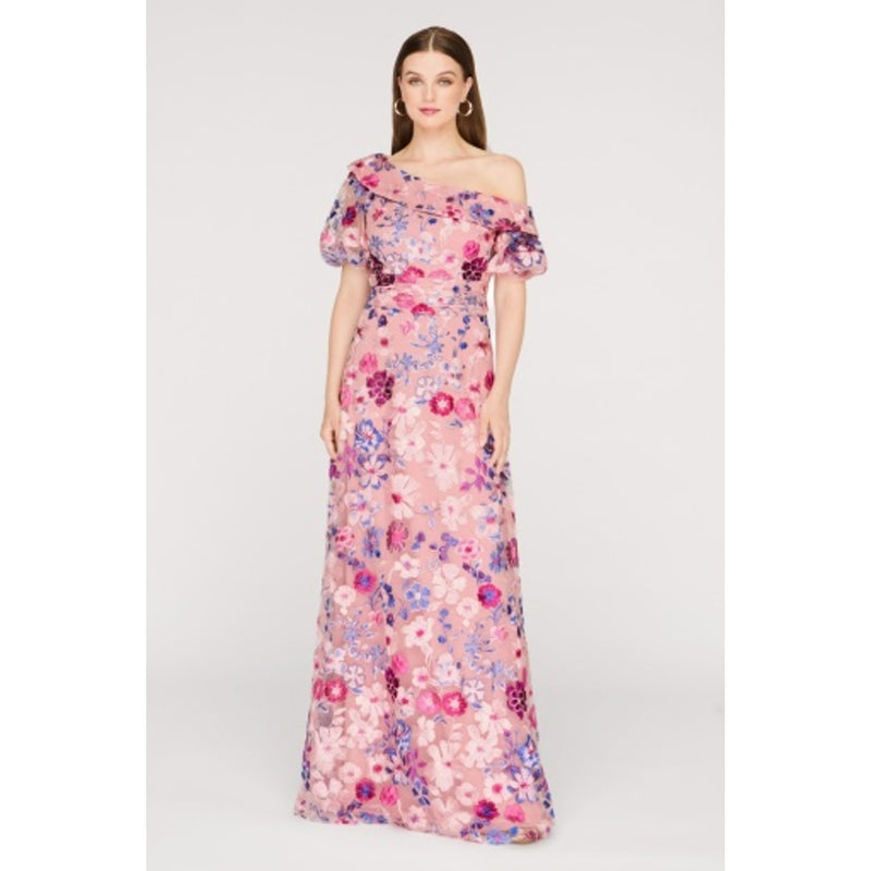 JS Collections - Womens Marigold Floor Length Gown