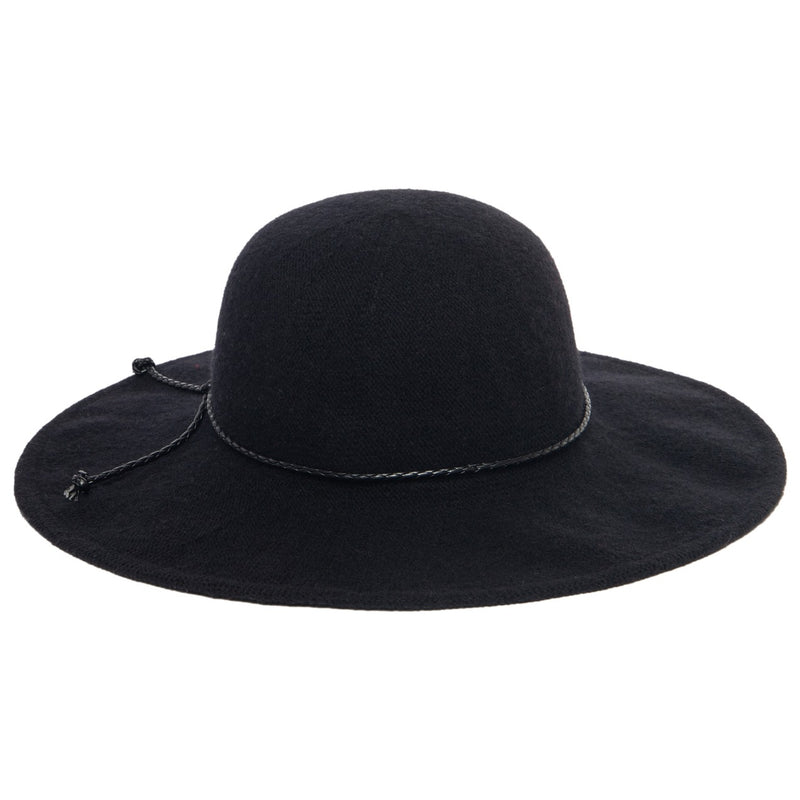 San Diego Hat Company - Womens Knit Floppy with Faux Leather