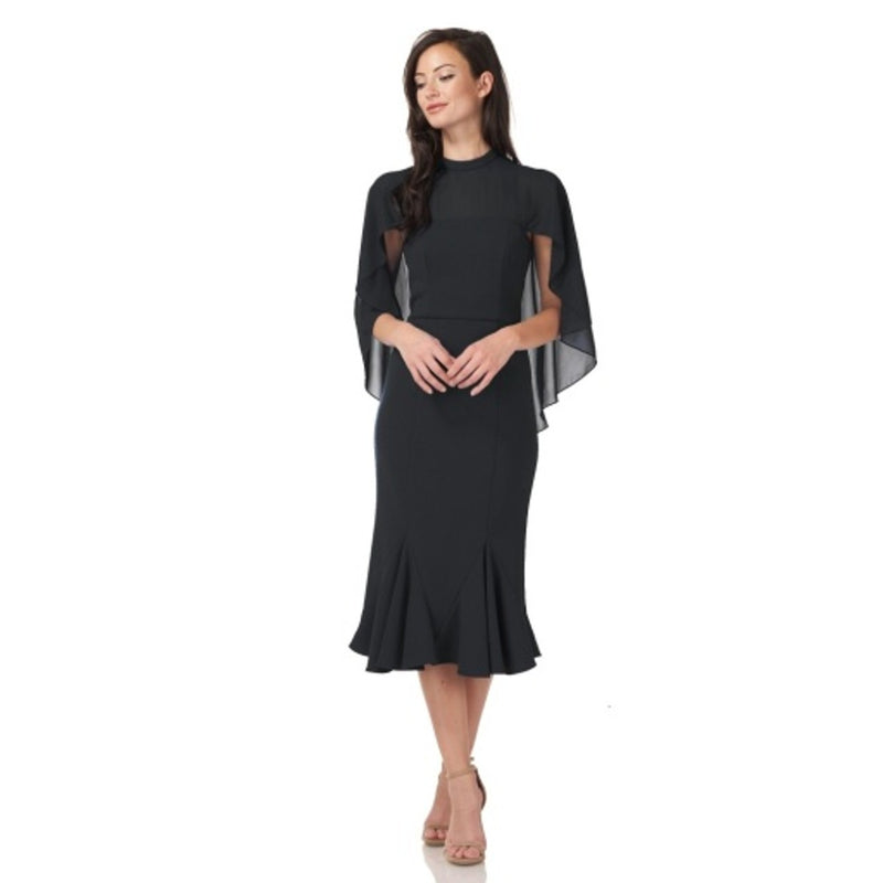 JS Collections - Womens Jane Trumpet Skirt Midi Dress