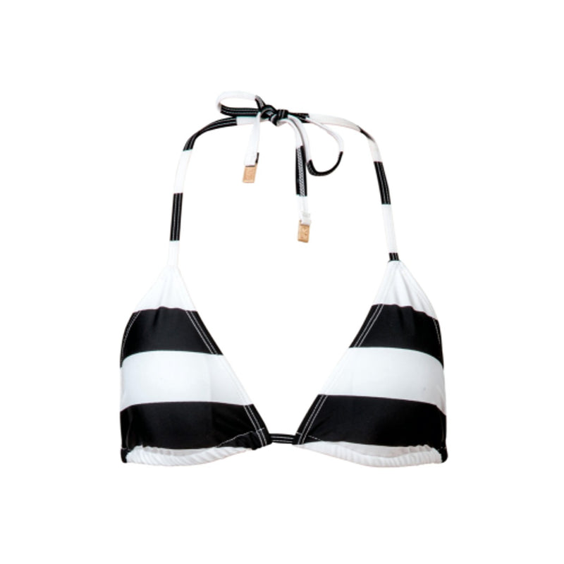 Snapper Rock - Womens Ladies Black White Stripe Bikini
