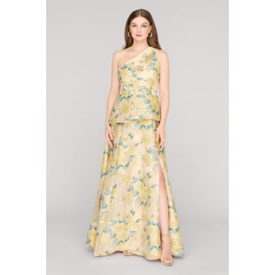 JS Collections - Womens Mia One Shoulder Gown