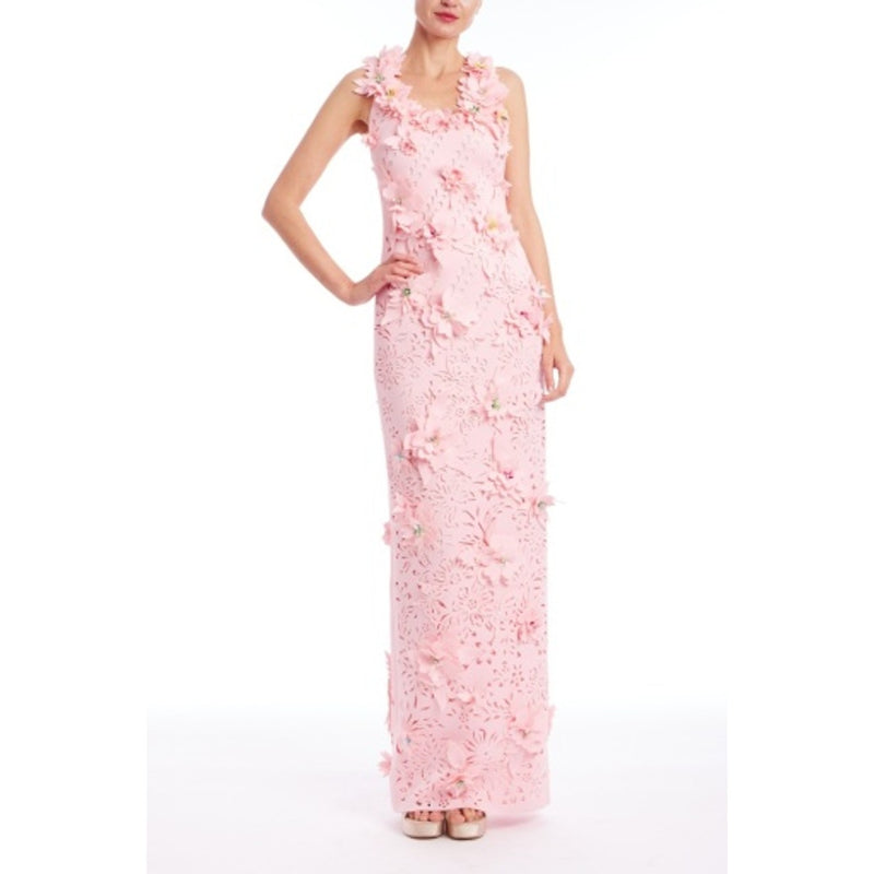 Badgley Mischka - Womens 3d Flowers Pearls