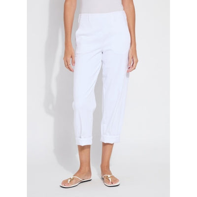 Lysse - Womens Winslet Cuffed Barrel Crop Denim