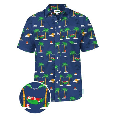 Tipsy Elves - Mens Hammock Holiday Hawaiian Shirt