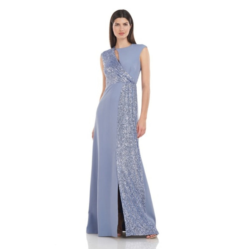 JS Collections - Womens Kendall Cut Out a-Line Gown