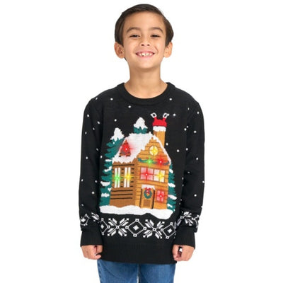 Tipsy Elves - Kids Light Show Ugly Christmas Sweater