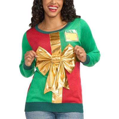 Tipsy Elves - Womens Christmas Present Sweater